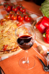 glass of wine
