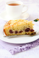 Cherry Almond coffee cake