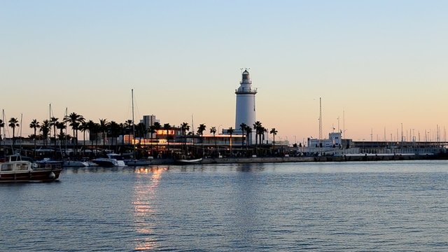 Muelle , puerto - M&aacute;laga