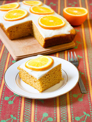 Orange and pumpkin cake