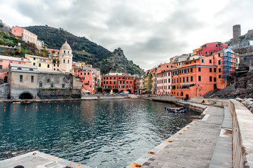 View of Vernazza. Italy