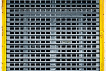 Closed Grunge Metallic Door