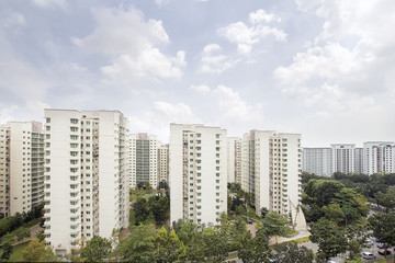 Fototapeta premium Singapore Apartment Housing