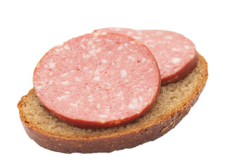 sausage and bread. sandwich