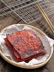 basket of chinese bakkwa