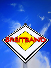 Internetausbau, Vorfahrt für Breitband  - 3d