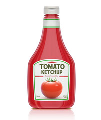 Ketchup bottle - obrazy, fototapety, plakaty