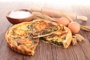 spinach quiche