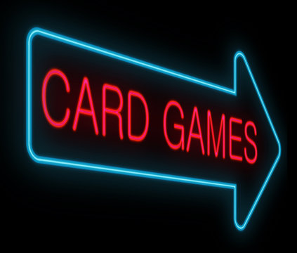 Card games concept.