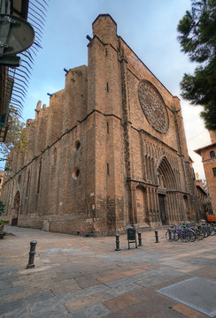 Santa Maria del Pi (St.Mary of the Pine Tree), Barcelona