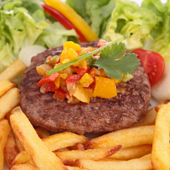 beefsteak with vegetables