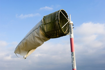 Windsock on airfield