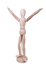 successful wooden figure