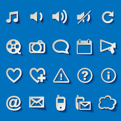 Iconset 3 Blau