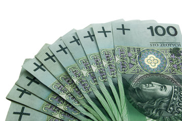 polish money, hundreds zloty banknotes