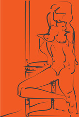 nude art sketch