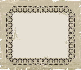 Vintage pattern background