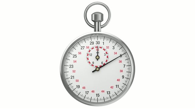 Chronom&egrave;tre sur fond blanc 2