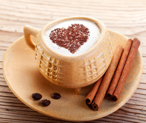 A cup of coffee with love