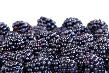 Ripe blackberries