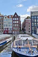 Naklejka premium Amsterdam tourist trip