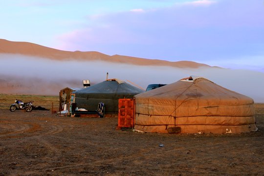 Gers in Mongolia