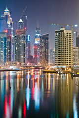 Obraz premium dubai marina night