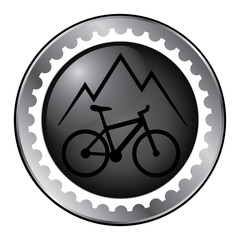 Fototapeta premium Badge biking