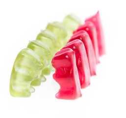 Gummi Bears isolated on white