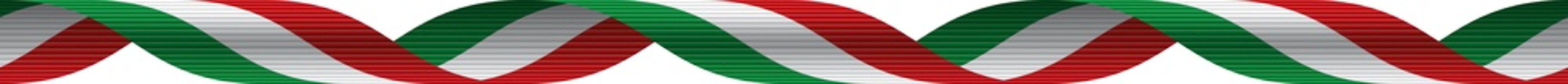 Nastro tricolore italiano - Italian ribbon - 49568042