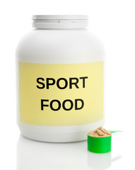 nutritional supplement for athletes in the form of protein