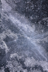 closeup texture of ice