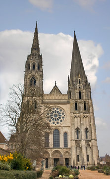 Cathedral of Chartres. Christmas, France