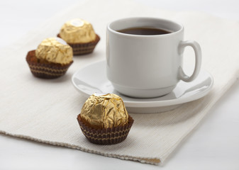 Candies and coffee