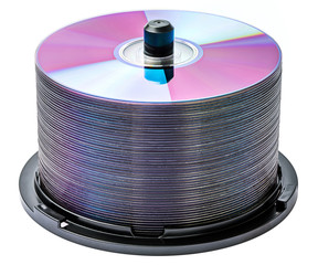 DVD disc stack