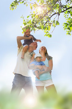 Familie in der Natur