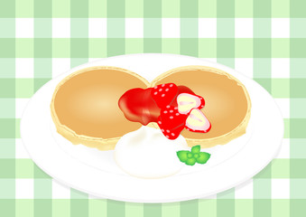 Strawberry Pancake