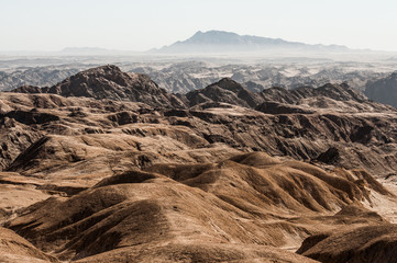 Moon Landscape in the Swakop River Valley in Namibia
