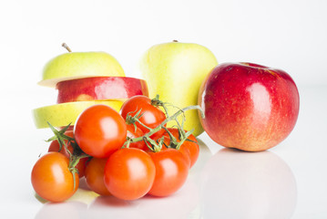 Jabłka i pomodorki