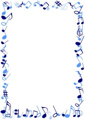 Blue Music frame