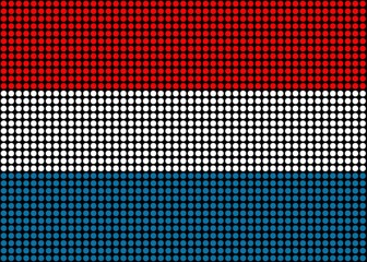 Abstract Luxembourg Flag