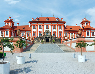 Troja Palace summer view (Prague, Czech)