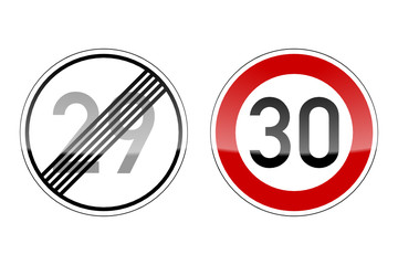 verkehrszeichen v2 geburtstag 29 30 I