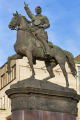Nikolay Shchors monument in Kiev, Ukraine.