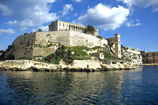 Fort Saint Elmo In Valetta