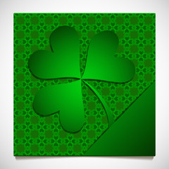 pattern background with clover