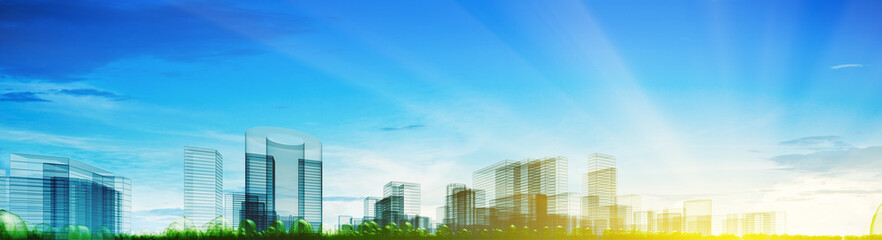 Panoramic city concept © 1xpert