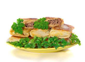 pancakes with meat