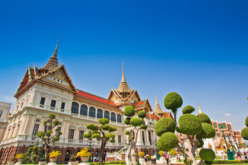 Naklejka premium Thai Palace in Bangkok of Thailand