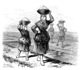 Women : Rural Workers - 19th century